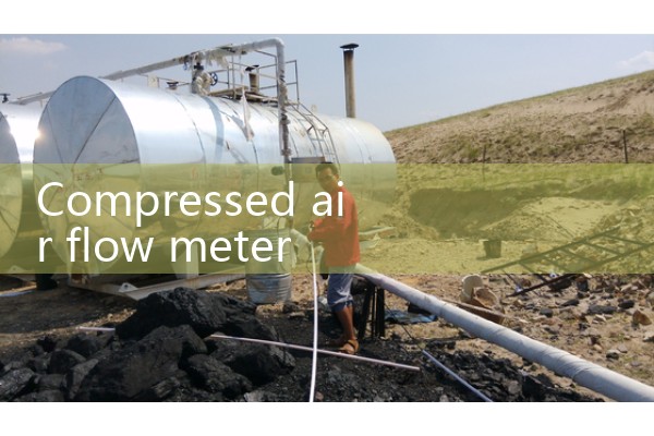Compressed air flow meter